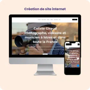 Création de site internet Calixte Giraud