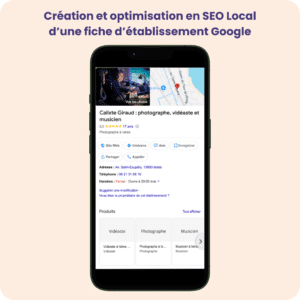 Optimisation SEO local Calixte Giraud