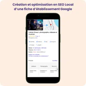 Optimisation SEO local Calixte Giraud