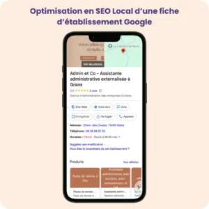 Optimisation SEO local Admin & Co