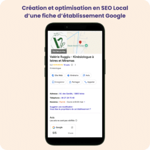 Optimisation SEO local Kinésiologue à Istres