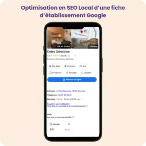 Optimisation SEO local Géraldine Deley