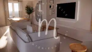 projet d'agencement pièce de vie miramas 3D